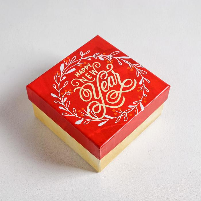 Набор подарочных коробок 6 в1 «Happy new year», 10 х 10 х 6 - 20 х 20 х 11 см, Новый год