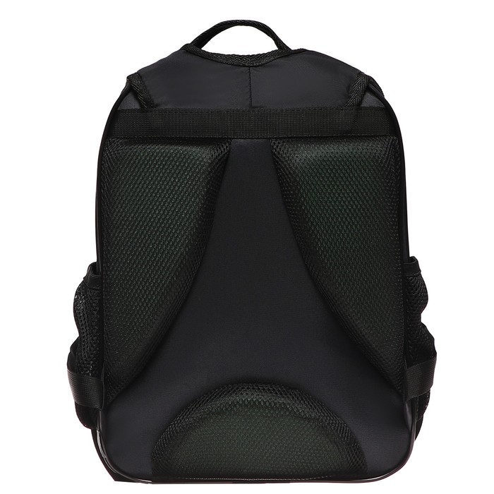 Рюкзак школьный, 37 х 27 х 16 см, эргономичная спинка, Calligrata Б "Тачка panic"