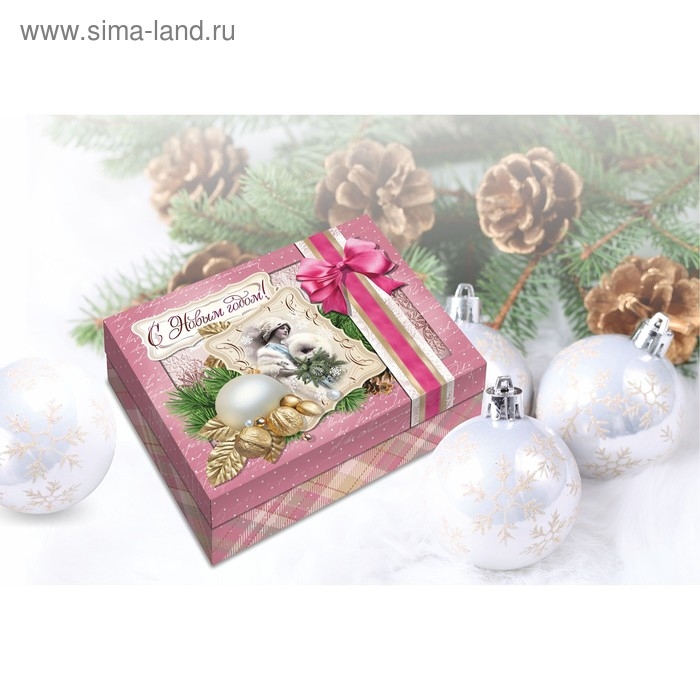 Подарочная коробка Подарочная коробка "Декупаж", 23,7 х 18,7 х 6,3 см