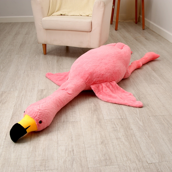 Мягкая игрушка «Фламинго», 190 см, цвет розовый Мягкая игрушка «Фламинго», 190 см, цвет розовый