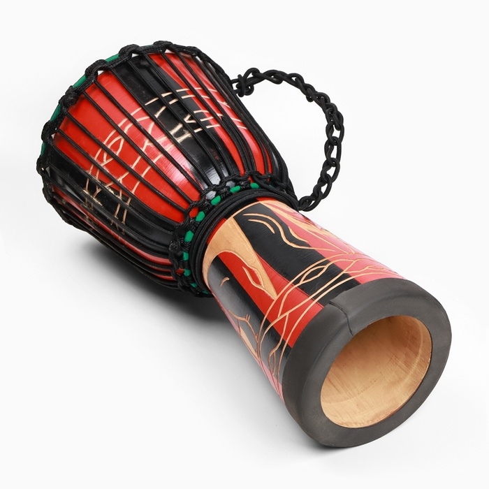 Барабан Джембе Барабан Джембе "Слон", 23 х 50 см, красный