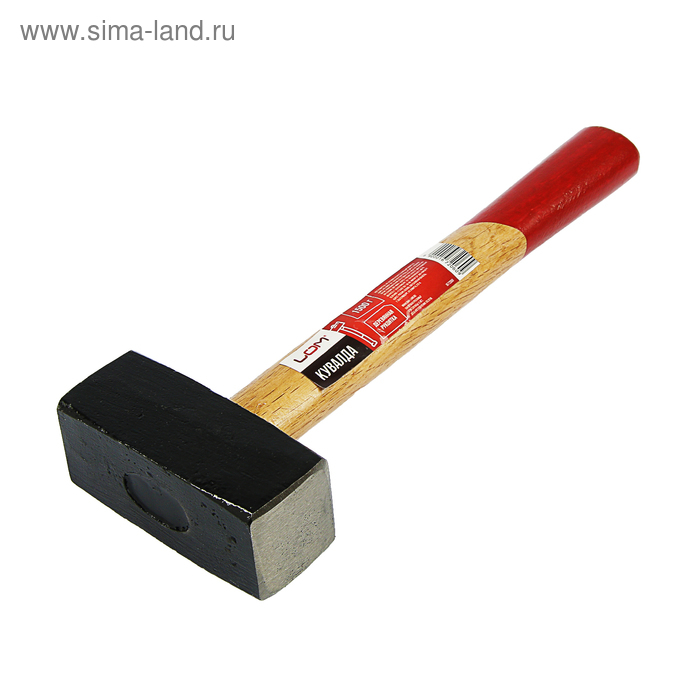 Кувалда ЛОМ, деревянная рукоятка, 1.5 кг Кувалда ЛОМ, деревянная рукоятка, 1.5 кг