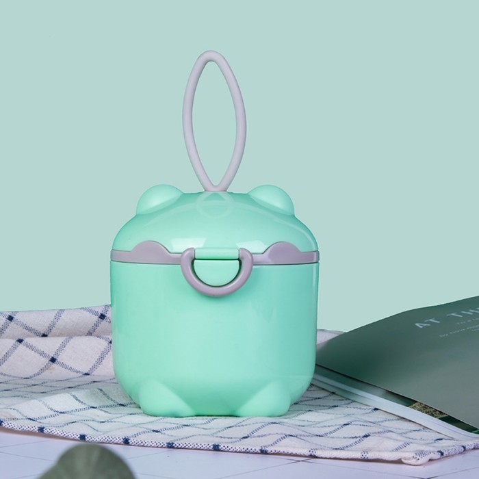 Контейнер для детского питания Мишка 2, 250 мл, цвет бирюзовый Контейнер для детского питания Мишка 2, 250 мл, цвет бирюзовый