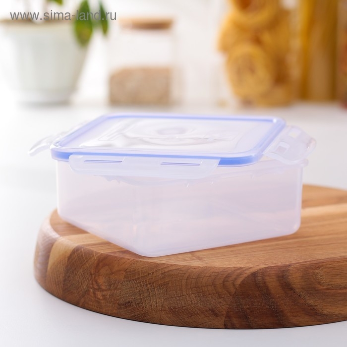 Контейнер пищевой 900 мл с герметичной крышкой , цвет МИКС Контейнер пищевой 900 мл с герметичной крышкой , цвет МИКС