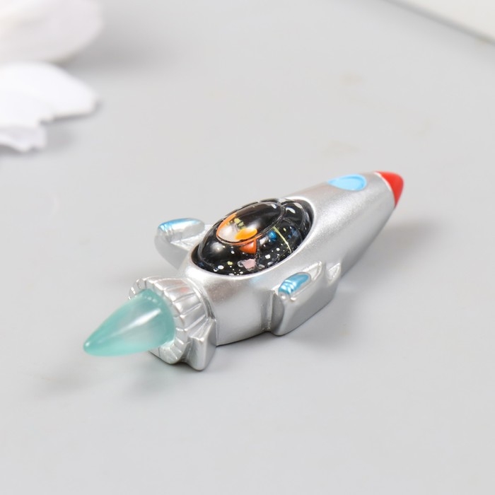 Фигурка для флорариума полистоун Фигурка для флорариума полистоун "Ракета" 2,7х5,6 см