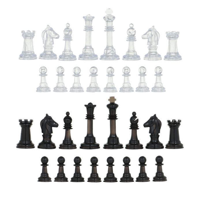 Шахматные фигуры, король h-5.8 см, пешка h-2.8 см Шахматные фигуры, король h-5.8 см, пешка h-2.8 см