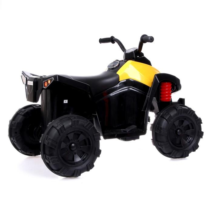 Электромобиль «Квадроцикл», 2 мотора, цвет жёлтый Электромобиль «Квадроцикл», 2 мотора, цвет жёлтый