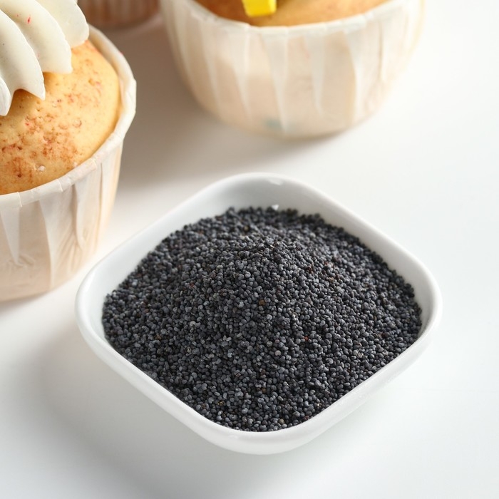 Мак пищевой кондитерский для кексов, рулетов, булочек KONFINETTA, 50 г. Мак пищевой кондитерский для кексов, рулетов, булочек KONFINETTA, 50 г.