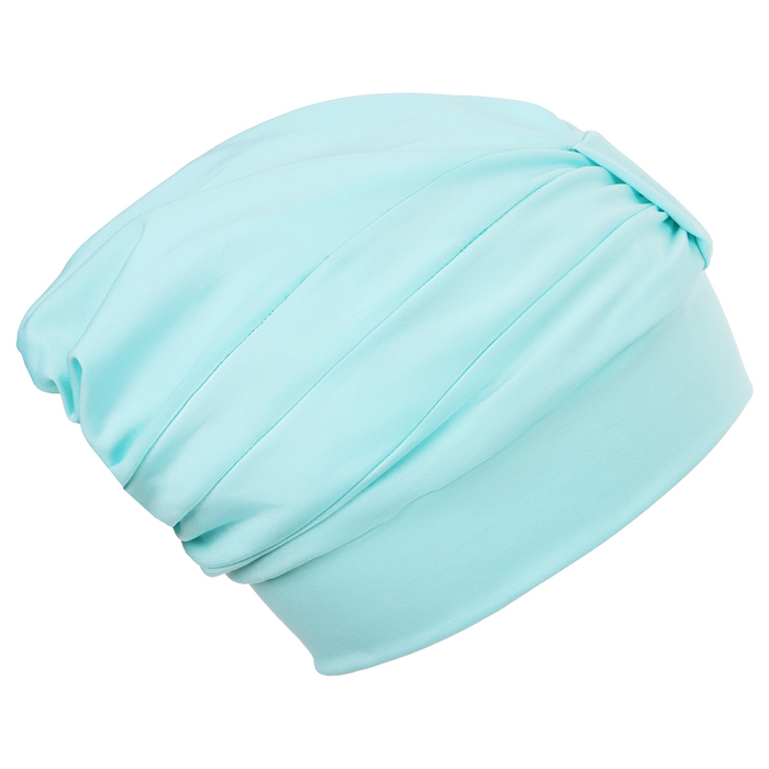 Шапочка для плавания взрослая ONLYTOP, тканевая, обхват 54-60 см, цвет ментол
