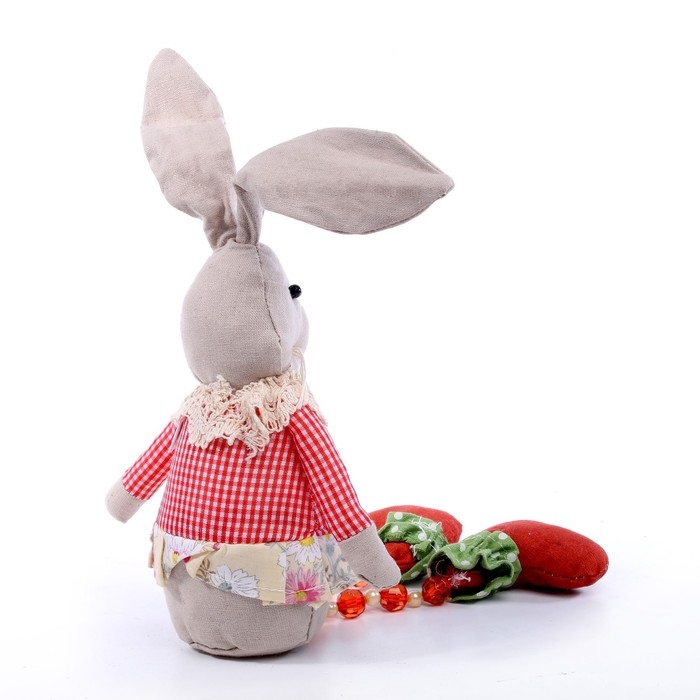 Мягкая игрушка «Зайка», в клетку, 15 см Мягкая игрушка «Зайка», в клетку, 15 см