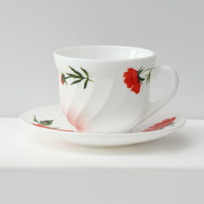 Сервиз столовый «Бархатная роза», 37 предметов, стеклокерамика Сервиз столовый «Бархатная роза», 37 предметов, стеклокерамика