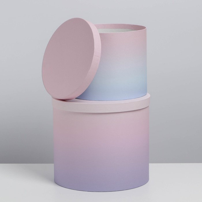 Набор коробок 5 в 1, упаковка подарочная, «Градиент 3», 13 х 13,5‒19.5 х 23 см