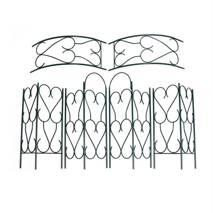 Арка садовая, разборная, 230 × 125 × 36,5 см, металл, зелёная Арка садовая, разборная, 230 × 125 × 36,5 см, металл, зелёная