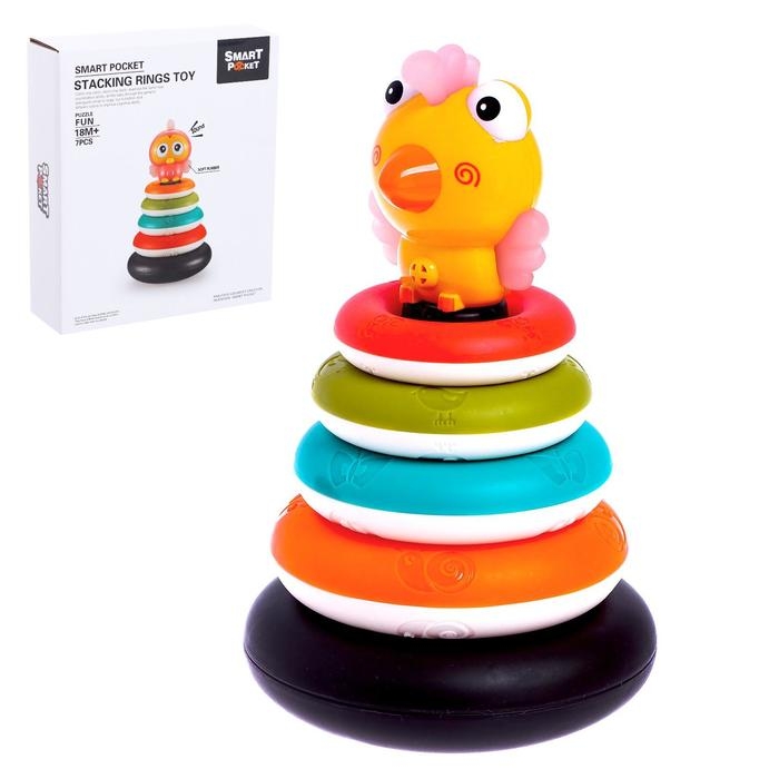 Пирамидка «Цыплёнок», звуковые эффекты, 5 колец Пирамидка «Цыплёнок», звуковые эффекты, 5 колец