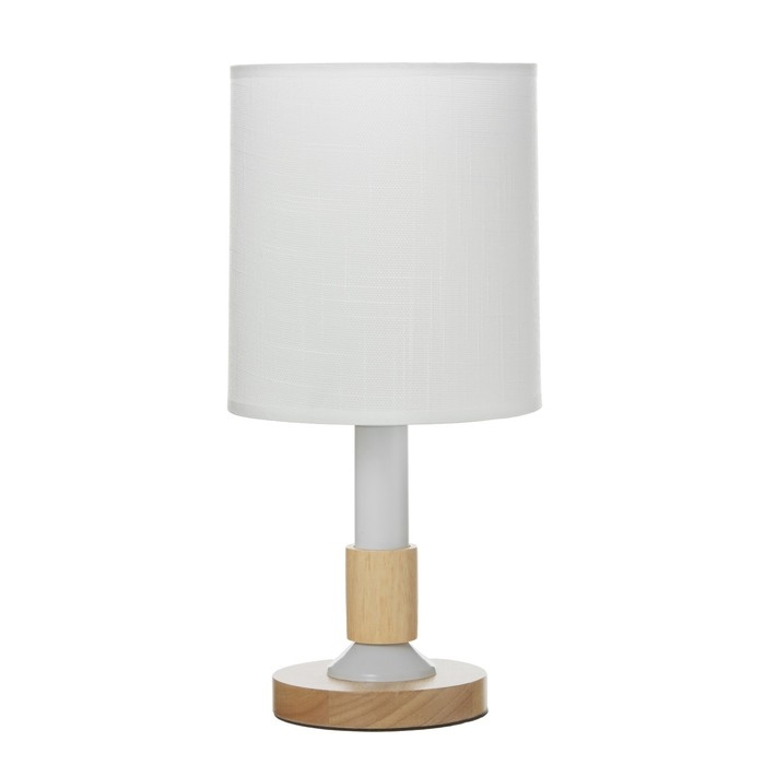 Настольная лампа Настольная лампа "Мирабель" E27 40Вт белый 16х16х36,5 см RISALUX