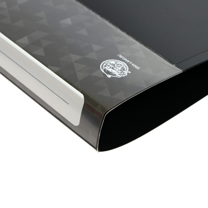 Папка на 2 кольцах А4, Calligrata, 27 мм, 700 мкм, внутренний и торцевой карман, черная Папка на 2 кольцах А4, Calligrata, 27 мм, 700 мкм, внутренний и торцевой карман, черная