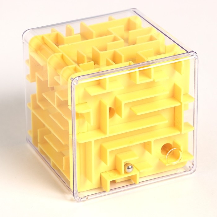 Головоломка «Лабиринт», цвет жёлтый Головоломка «Лабиринт», цвет жёлтый