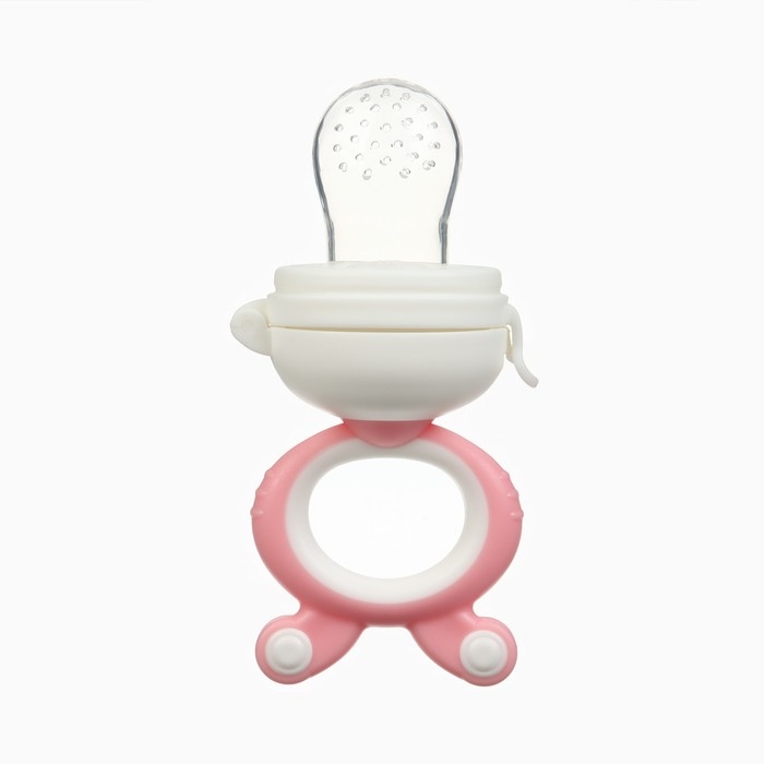 Ниблер с силиконовой сеточкой, вращ.поршень, цвет розовый Ниблер с силиконовой сеточкой, вращ.поршень, цвет розовый