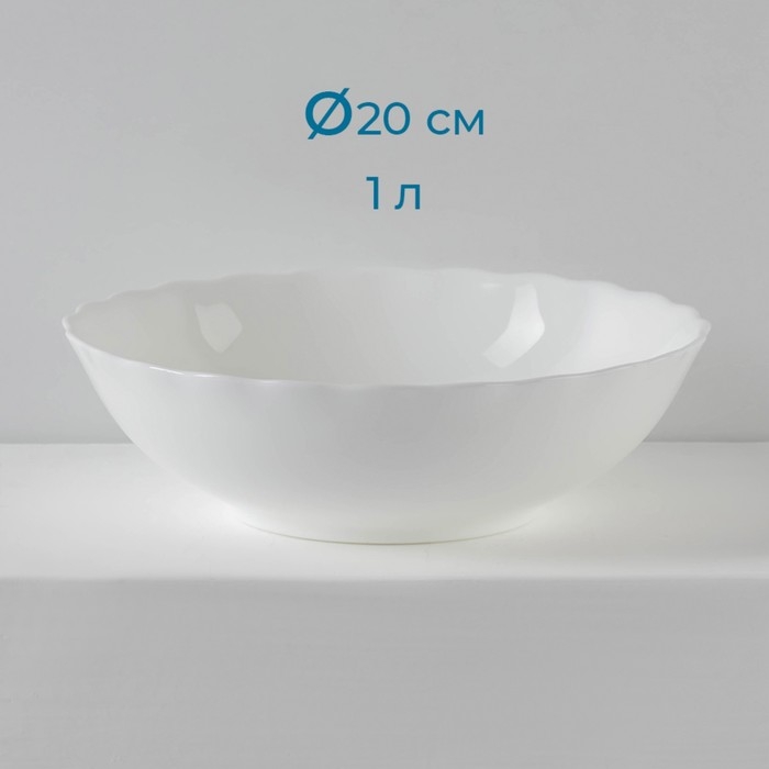 Набор салатников Доляна «Дива», 7 предметов: 6 шт: d=11 см, 1 шт: d=20 см, стеклокерамика Набор салатников Доляна «Дива», 7 предметов: 6 шт: d=11 см, 1 шт: d=20 см, стеклокерамика