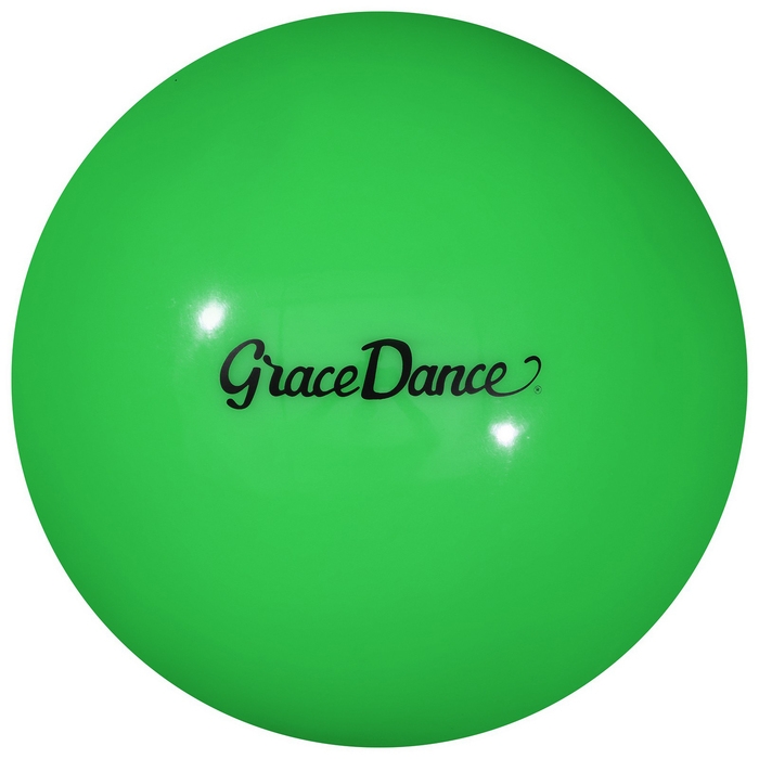 Мяч для художественной гимнастики Grace Dance, d=18,5 см, цвет салатовый Мяч для художественной гимнастики Grace Dance, d=18,5 см, цвет салатовый
