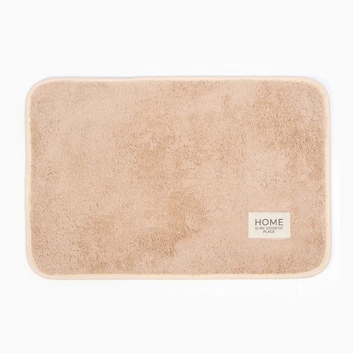 Набор ковриков Этель Стиль 2 шт цвет бежевый, 40х60 см, 40х50 см Набор ковриков Этель Стиль 2 шт цвет бежевый, 40х60 см, 40х50 см