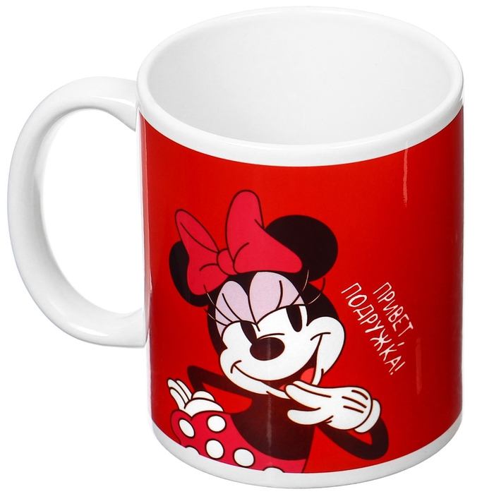Набор парных кружек, 320 мл Набор парных кружек, 320 мл "Подружки", Микки и друзья