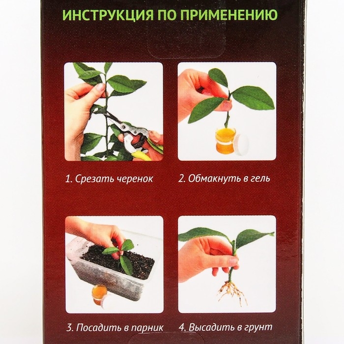 Укоренитель для комнатных цветов Укоренитель для комнатных цветов "Радигрин", красный, 30 мл