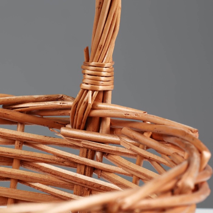 Набор плетеных корзин (ива), 39х14/40 см, 30х12/35 см, 25х10/30 см, 3 шт., светло-коричневый Набор плетеных корзин (ива), 39х14/40 см, 30х12/35 см, 25х10/30 см, 3 шт., светло-коричневый