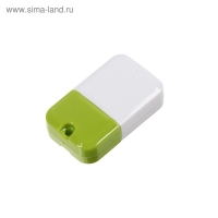 Флешка Mirex ARTON GREEN, 32 Гб, USB2.0, чт до 25 Мб/с, зап до 15 Мб/с, белая-зеленая