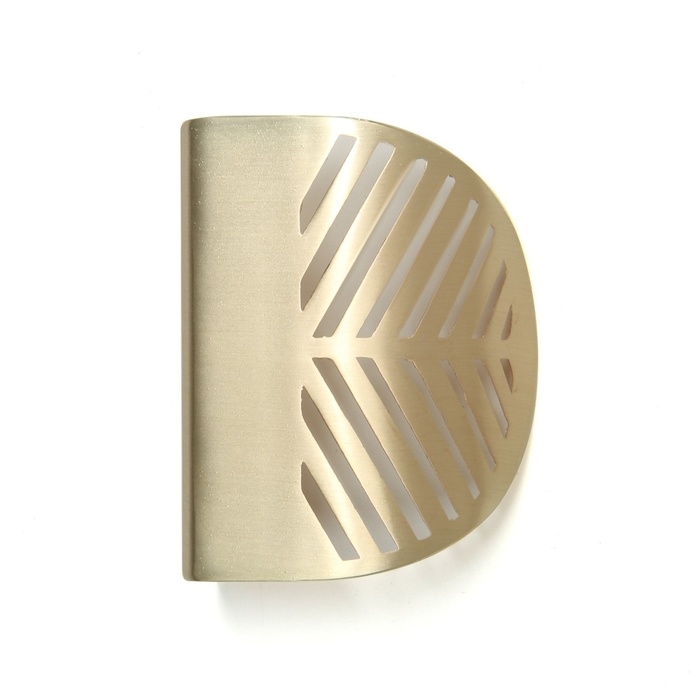 Ручка CAPPIO, м/о 32 мм, с узором, цвет матовое золото Ручка CAPPIO, м/о 32 мм, с узором, цвет матовое золото