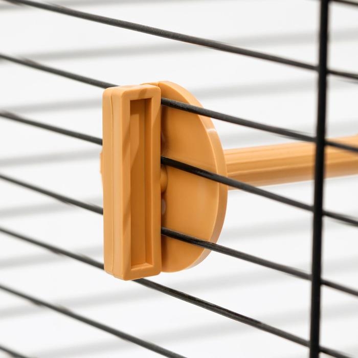 Жёрдочка в клетку для птиц, бежевая