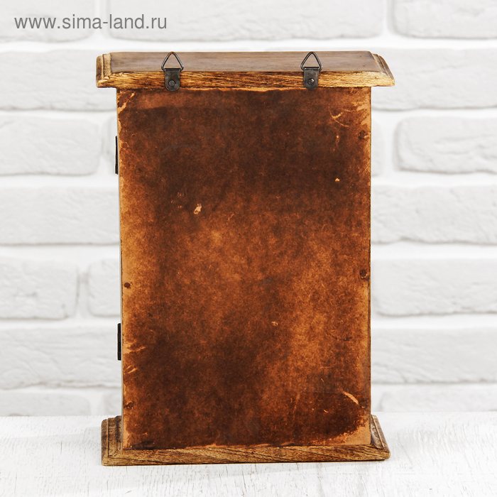 Ключница Ключница "Узоры из цветов" дерево 21*9*26 см