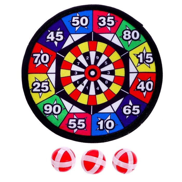 Дартс липучка «Иллюзия», 3 шарика Дартс липучка «Иллюзия», 3 шарика