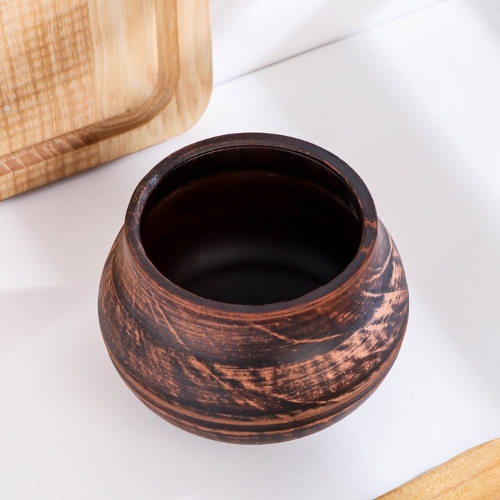 Горшок для жаркого  Горшок для жаркого "Гладкий" 0,3 л., 11х10х10 см