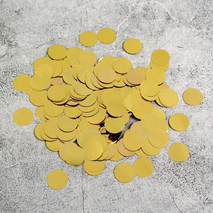 Наполнитель для шара «Круг золото», 1 см, набор 9 шт. Наполнитель для шара «Круг золото», 1 см, набор 9 шт.