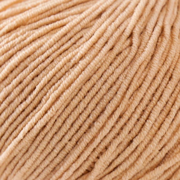 Пряжа  Пряжа "Jeans" 55% хлопок, 45% акрил 160м/50гр (07 карамель)