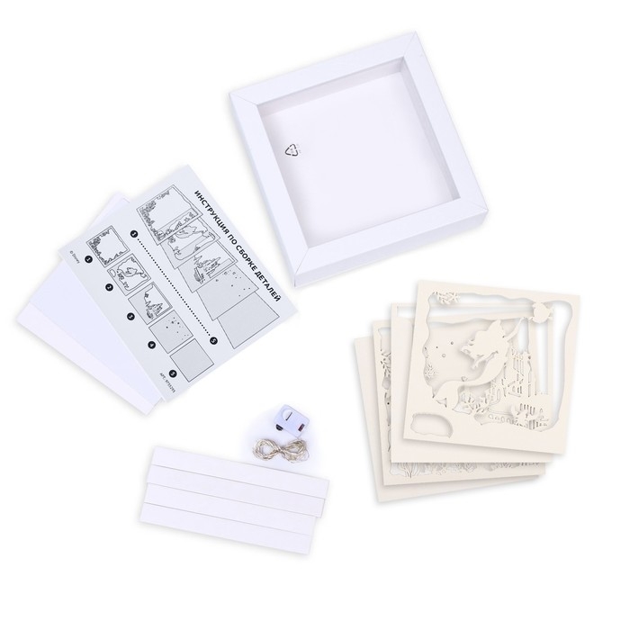 Набор для творчества «Многослойный ночник», Disney, Русалочка, сборный, 3+