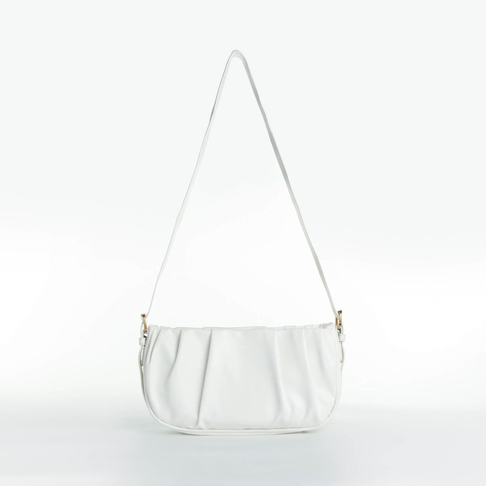 Сумка кросс-боди на молнии, цвет белый Сумка кросс-боди на молнии, цвет белый