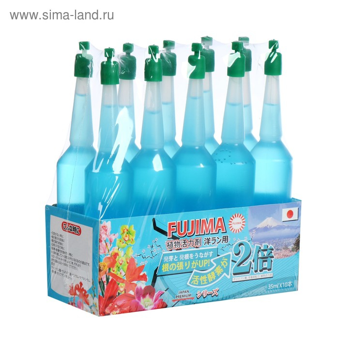 Удобрение Японское FUJIMA для всех видов орхидей, голубой, 35 мл, 10 шт Удобрение Японское FUJIMA для всех видов орхидей, голубой, 35 мл, 10 шт