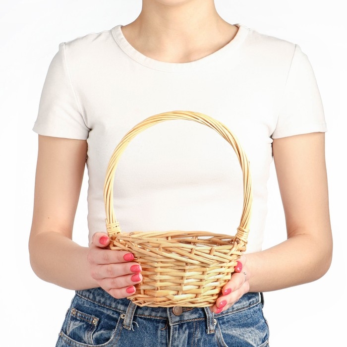 Корзина «Косичка», 17×9/25 см, ива Корзина «Косичка», 17×9/25 см, ива