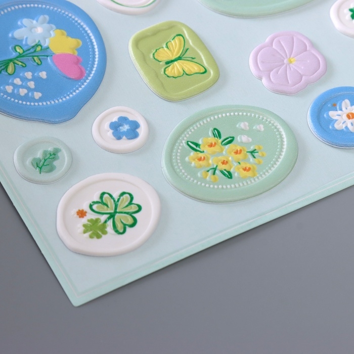 Наклейка для творчества  Наклейка для творчества "Печать. Счастливый день" 22х10 см