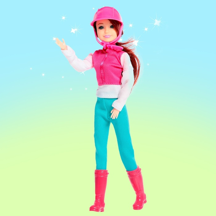 Набор игровой лошадка с куклой шарнирной, с аксессуарами Набор игровой лошадка с куклой шарнирной, с аксессуарами