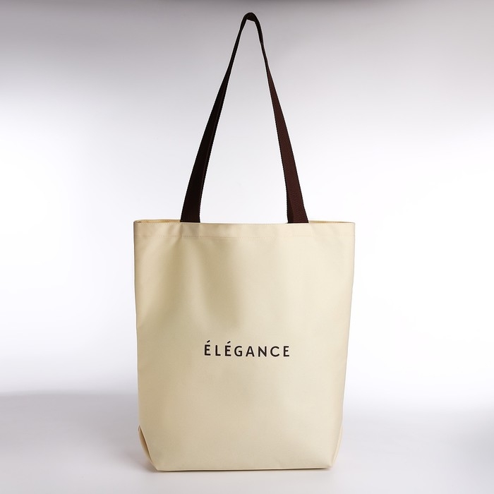 Шопер ELEGANCE, 40х12х38, цвет бежевый Шопер ELEGANCE, 40х12х38, цвет бежевый