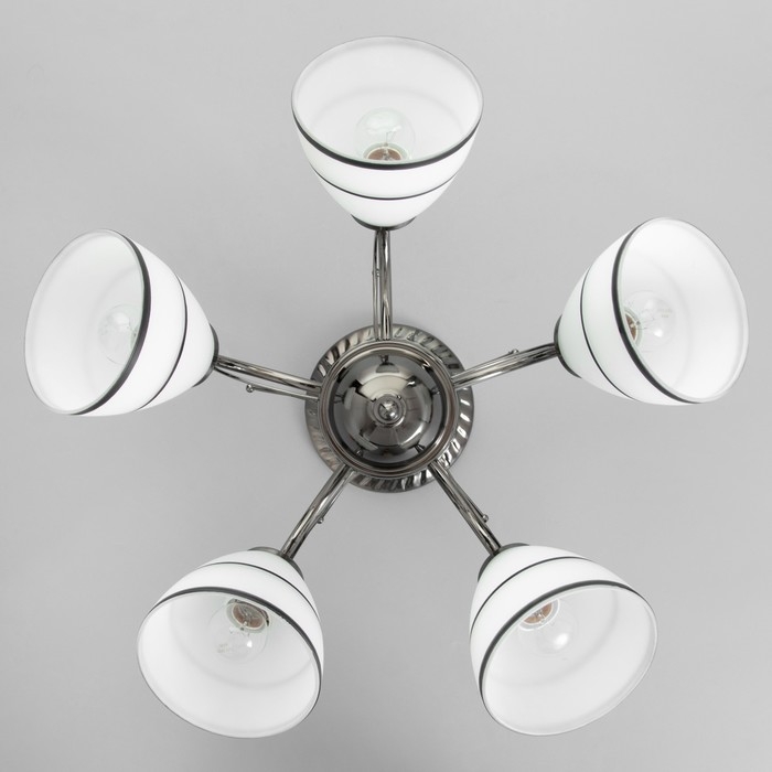 Люстра Люстра "Аннеди" 5хЕ27 40Вт антрацит 55х55х35 см BayerLux