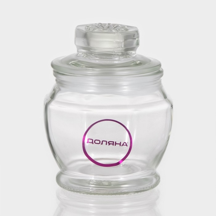 Баночка стеклянная для специй Доляна «Калипсо», 200 мл, 10×8 см