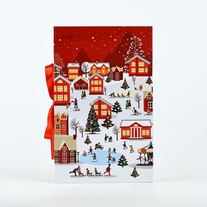 Коробка‒книга «В ожидание чуда», 20 х 12.5 х 5 см, Новый год Коробка‒книга «В ожидание чуда», 20 х 12.5 х 5 см, Новый год