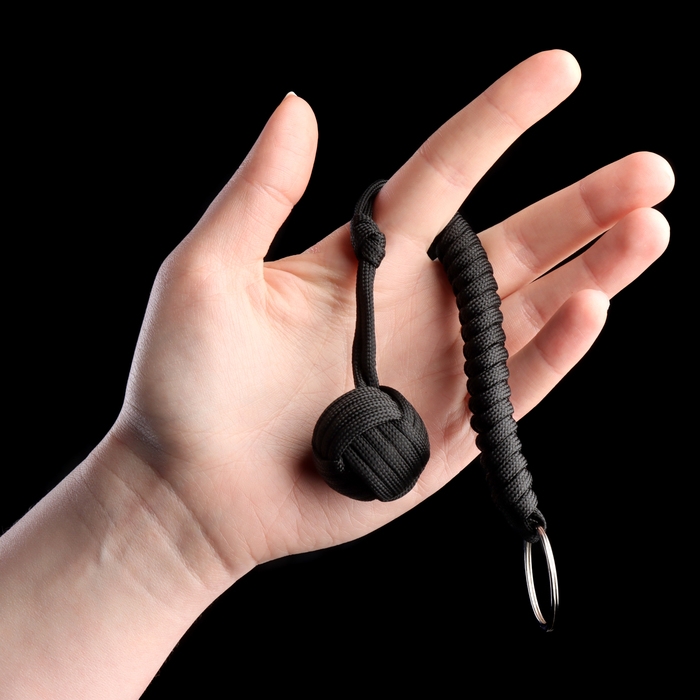 Брелок  Брелок "Кулак обезьяны" черный, 24 см