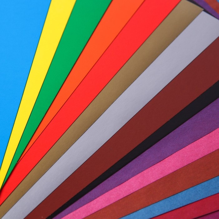 Набор  Набор "My little pony" А4: 10л цветного одностороннего картона + 16л цветной двусторонней бумаги