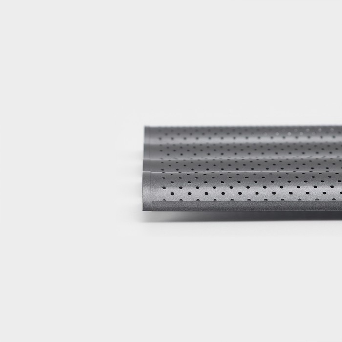 Форма для выпечки перфорированная Доляна «Багет», 38×31×2,5 см, антипригарное покрытие Форма для выпечки перфорированная Доляна «Багет», 38×31×2,5 см, антипригарное покрытие