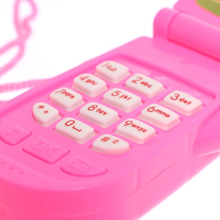 Музыкальный телефон «Милой феечке», световой и звуковой эффекты, МИКС Музыкальный телефон «Милой феечке», световой и звуковой эффекты, МИКС